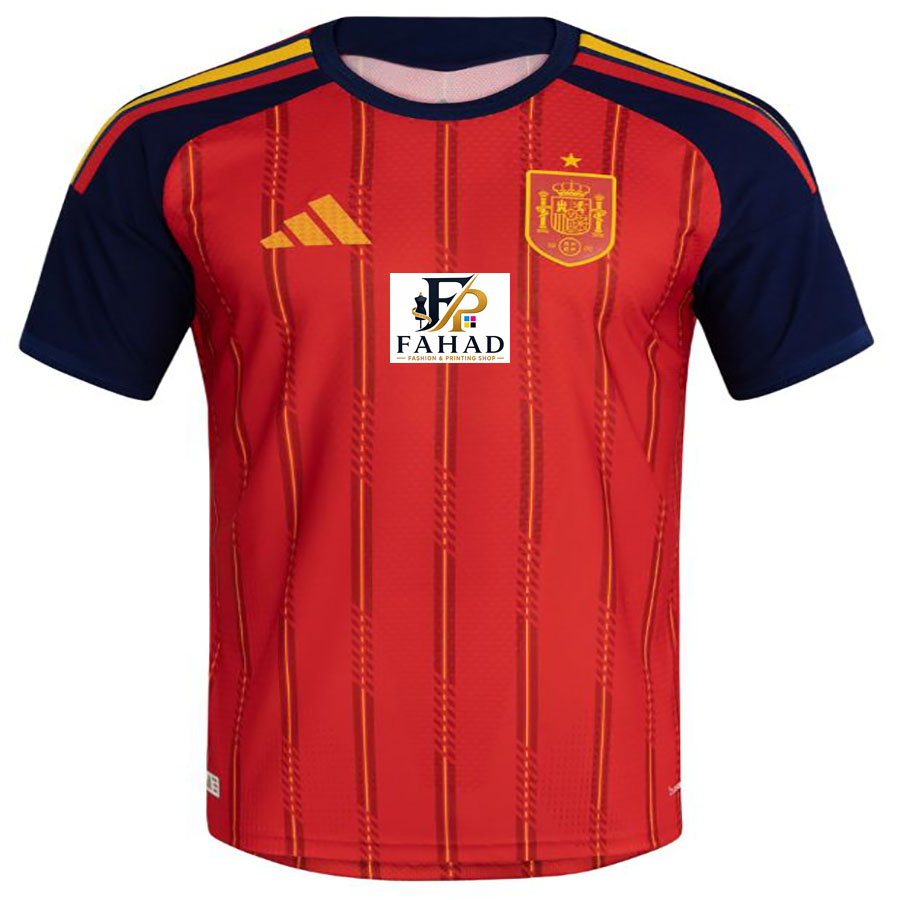 Premium Quality World Cup Football 2026 Spain Home Jersey